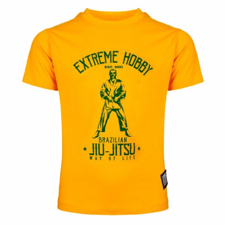 Extreme Hobby Dětské Triko BJJ - žluté