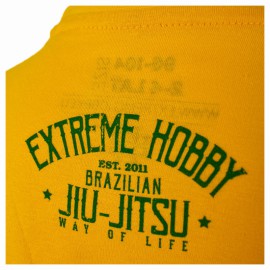 Extreme Hobby Dětské Triko BJJ - žluté