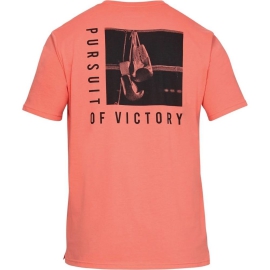 Pánské triko Under Armour PURSUIT OF VICTORY LEFT CHEST SS - oranžové
