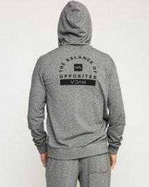 Pánská mikina RVCA CAGE HEATHER GREY