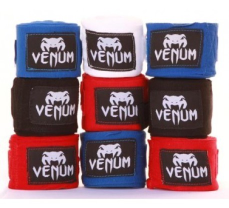 Boxerské bandáže značky VENUM - 2,5 m - Červené