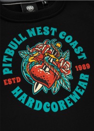 PitBull West Coast Dámská mikina Broken Heart - černá