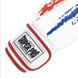 Dětské Boxerské rukavice Super Pro Combat Gear Talent - bílé