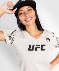 Dámské tričko VENUM UFC Authentic Fight Week 2.0 - bílé