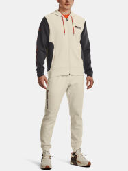 Pánská mikina UNDER ARMOUR SUMMIT KNIT FZ HD - hnědá