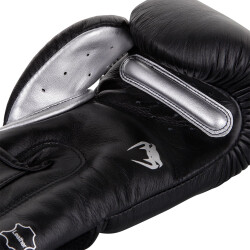 Boxerské rukavice VENUM GIANT 3.0 kůže - černo/stříbrné