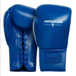 Boxerské šněrovací rukavice HAYABUSA Pro Lace - Blue