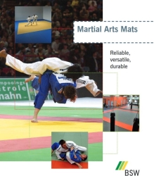 Tatami judo 100x100x4 cm - žlutá