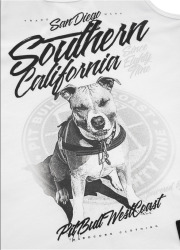 PitBull West Coast Dámský tílko Slim Fit So Cal 18 - bílé