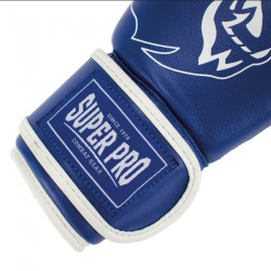 SUPER PRO Dětské boxerské rukavice Talent - modro/bílé