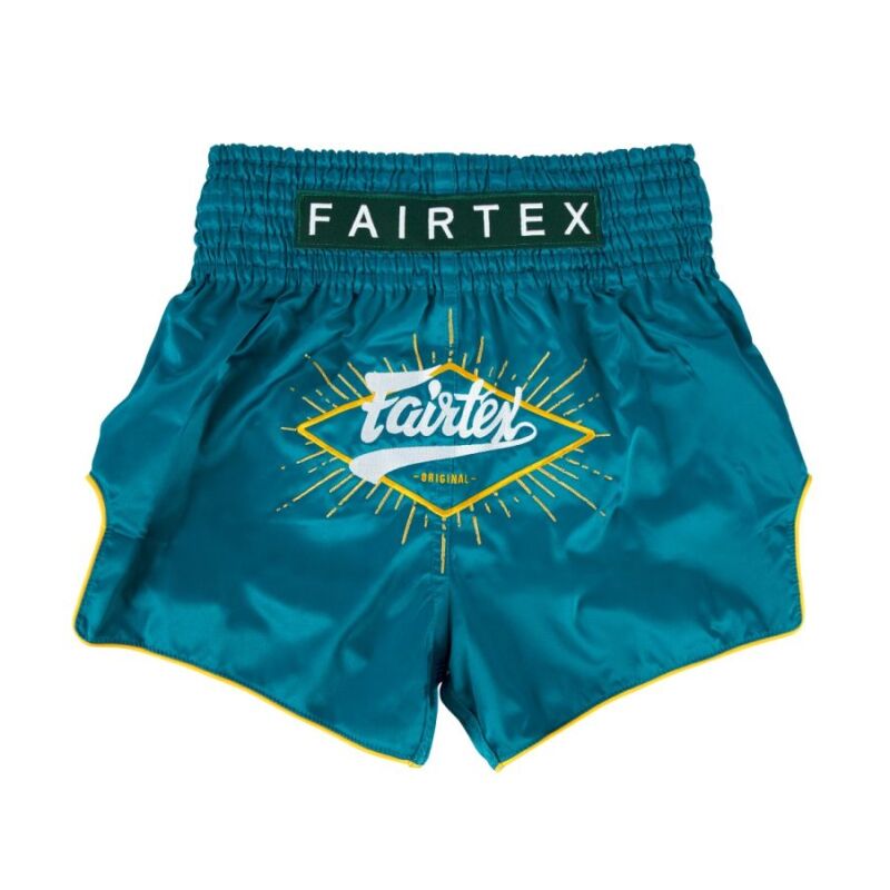 Thai šortky Fairtex BS1907 Focus - zelené