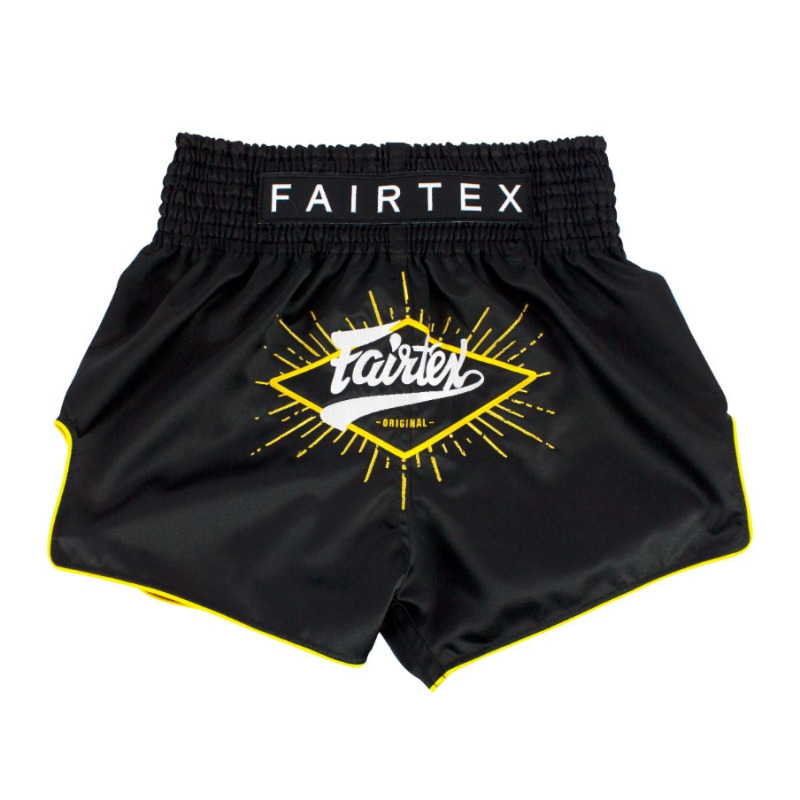 Thai šortky Fairtex BS1903 Focus - černé