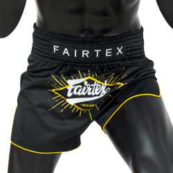 Thai šortky Fairtex BS1903 Focus - černé