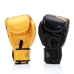 Boxerské rukavice Fairtex Harmony Six - černo/zlaté