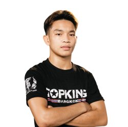 Pánské Muay Thai triko TOP KING TKTSH-029 - černé