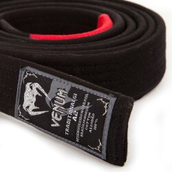 Prémiový BJJ pásek Venum - černý
