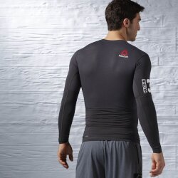 Pánské kompresní tričko Reebok OS QCCOM LS AJ0826