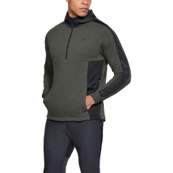Pánská mikina UNDER ARMOUR THREADBORNE TERR HOOD - zelená