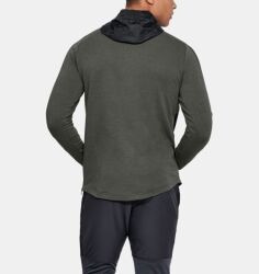 Pánská mikina UNDER ARMOUR THREADBORNE TERR HOOD - zelená
