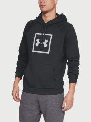Pánská mikina UNDER ARMOUR RIVAL FLEECE LOGO - černá