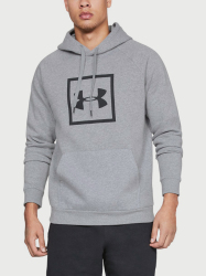 Pánská mikina UNDER ARMOUR RIVAL FLEECE LOGO - šedá