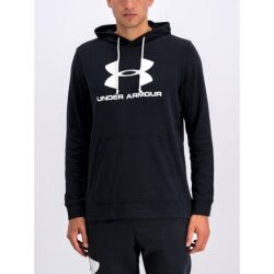 Pánská mikina UNDER ARMOUR SPORTSTYLE TERRY LOGO HOODIE - černá
