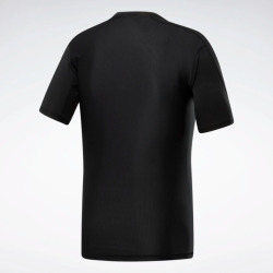 REEBOK Pánské kompresní tričko TS SS Comp - černé