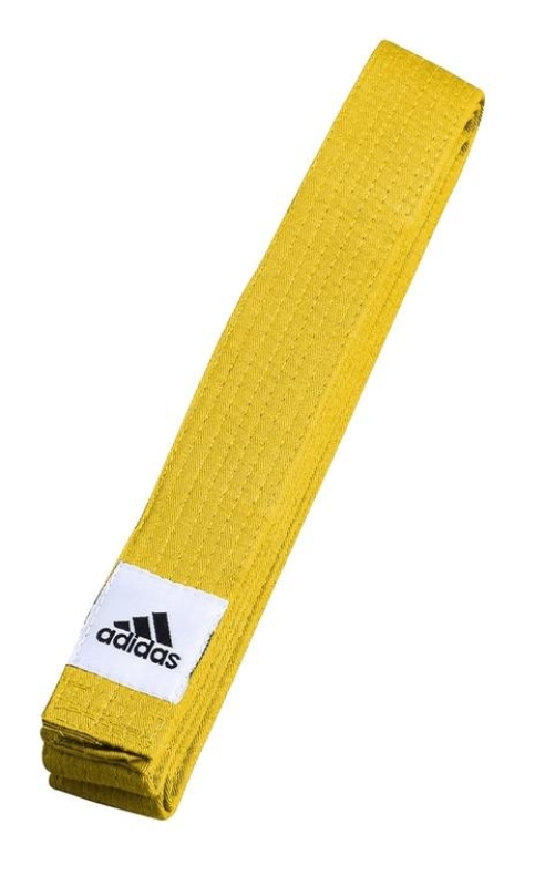 Pásek (judo, Karate) Adidas CLUB - žlutý