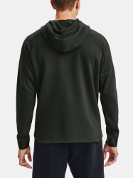 Pánská mikina UNDER ARMOUR Charged Cotton FLC FZ HD - zelená