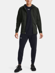 Pánská mikina UNDER ARMOUR Charged Cotton FLC FZ HD - zelená