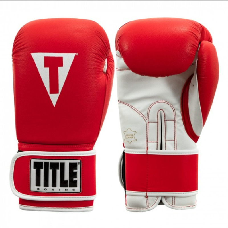 Title Boxerské rukavice Pro Style Training 3.0 kůže - červeno/bílé