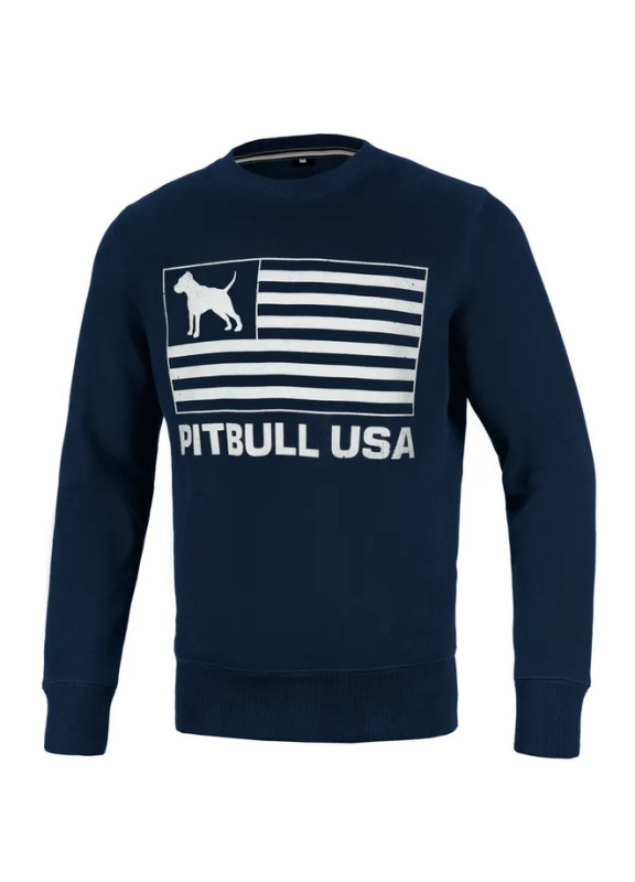 PitBull West Coast Pánská mikina USA  - tmavě modrá