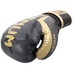 Boxerské rukavice VENUM ELITE - maskáčově/zlaté