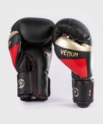 Boxerské rukavice VENUM ELITE - černo/zlato/červené