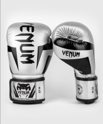 Boxerské rukavice VENUM ELITE - stříbrno/černé