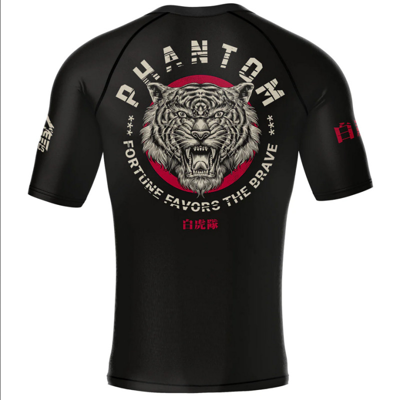 PHANTOM Rashguard evo tiger - černo/červený