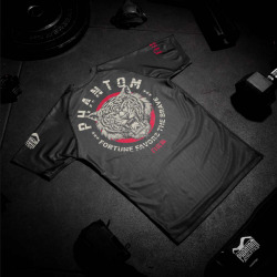 PHANTOM Rashguard evo tiger - černo/červený