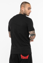 Pánské triko TAPOUT SPLASHED - černé