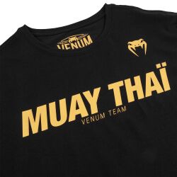 Pánské tričko VENUM MUAY THAI VT - černo/žluté