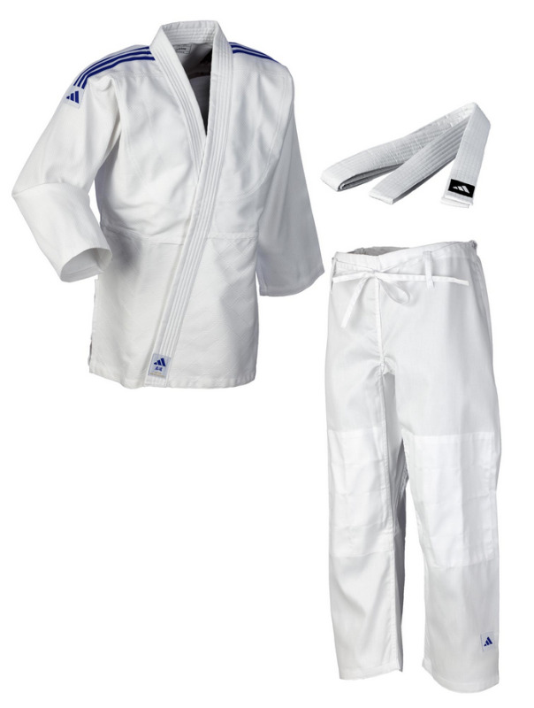 Dětské kimono na Judo Adidas Gi Beginner J250WB - bílo/modré