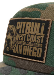 PitBull West Coast Kšiltovka Trucker Blood Dog - maskáčová