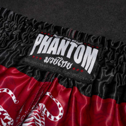 Muay Thai trenýrky PHANTOM sak yant - červené