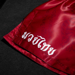 Muay Thai trenýrky PHANTOM sak yant - červené