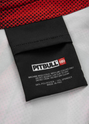 PitBull West Coast Pánské šortky Grappling DOT CAMO 2 - černo/červené