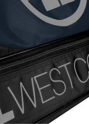 PITBULL WEST COAST Sportovní taška logo TNT - černo/modrá