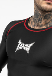 Rashguard TAPOUT s dl. rukávem BEDROCK - černý