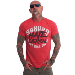 Yakuza Pánské tričko Hate - červené