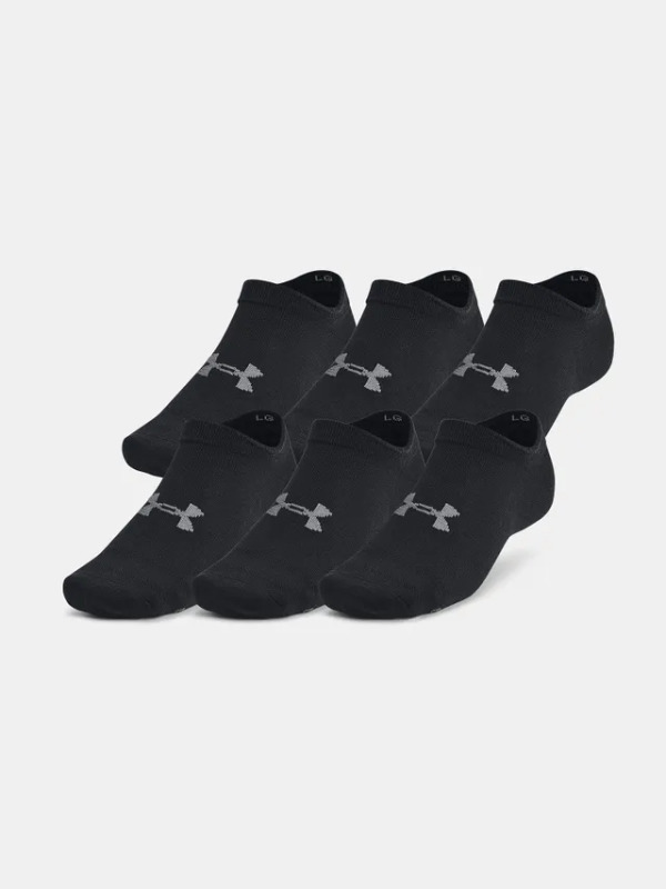 Under Armour Ponožky UA Essential No Show (6 páry) - černé