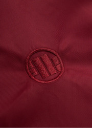 Bunda Pitbull West Coast MA-1 Logo - tmavě červená