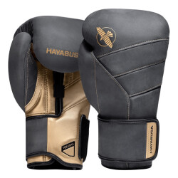 Boxerské rukavice HAYABUSA T3 LX - Obsidian / Gold